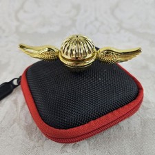 Golden Wings Snitch Metal Fidget Spinner Toy Boy Girl Kids Adults w/Case
