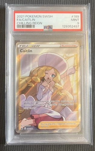 CAITLIN - 2021 CHILLING REIGN 189/198 - PSA 9