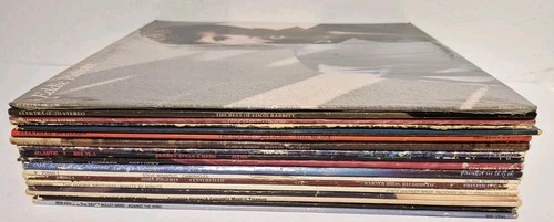 LOT OF 18 CLASSIC 1980'S ROCK LPS ALBUM  ~ LOVER BOY HALL & OATS BOB SEGER HEART