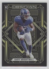 2021 Panini Obsidian Rookies Electric Etch Yellow 12/25 Gary Brightwell 05fy