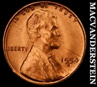 1954-S Lincoln Wheat Cent- Choice Gem Brilliant Uncirculated- No Reserve #K2061