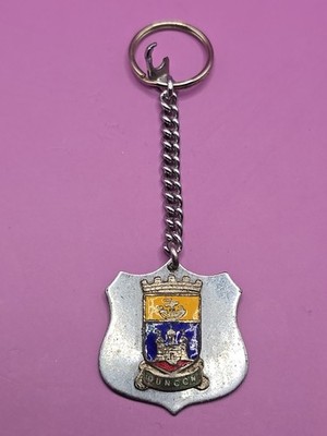 Dunoon Scitland Schlüsselanhänger Schlüsselring - Vintage Metall Souvenir Geschenk
