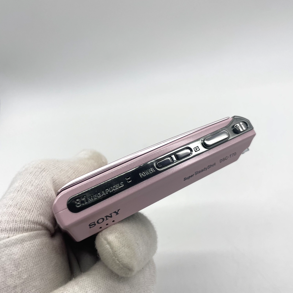 Sony Cyber-shot DSC-T70 Pink 8.1MP Digital Camera w/ Battery