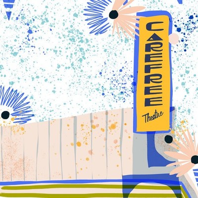 Surfer Blood - Carefree Theatre (Color Vinyl) [New Vinyl LP] Explicit, Blue