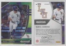 2020 Panini Prizm Draft Picks Green & Yellow Hyper Prizm Daniel Cabrera #PDP62