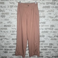 Madewell Pants Womens 4 The Neale Straight Wide Leg Pant Drapeweave Dried Rose