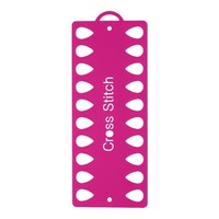 Stickgarn-Organizer, 20 Positionen, Rosa, Kunststoff, Diy NäHen