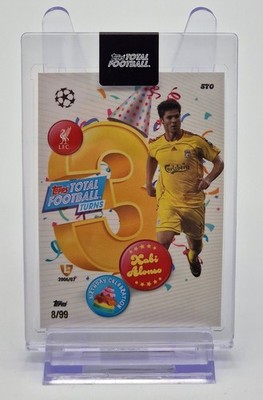 Topps Total Football - Legende Xabi Alonso  - 8/99 - Birthday Celebration Karte