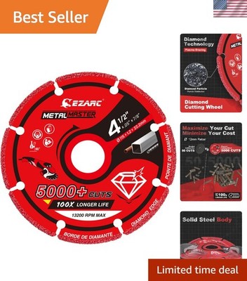 4.5''  Diamond Cut-Off Wheel - Precision Cuts with Industrial Quality