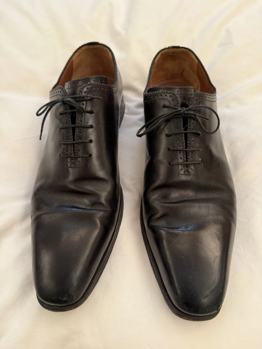 a.testoni Oxford Black Dress Shoes for Men for sale | eBay