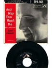 4 SONG ROCKABILLY EP- ELVIS PRESLEY- "ANY WAY YOU WANT ME"- RCA VICTOR EPA-965