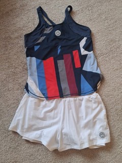 2 tlg.Tennisdress Bidi Badu Shirt Hose mit Innenhose Gr.S wie Neu