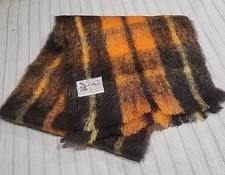 Vintage Scotland Galloway For 00 "Glen Cree" All Mohair Scarf