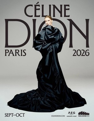 Celine Dion Paris 2026 Concert Poster Music Tour Wall Art Print