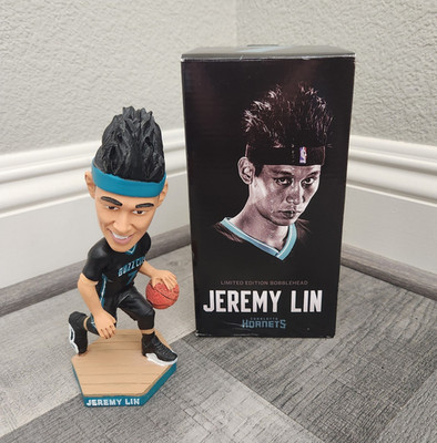 RARE NBA Charlotte Hornets Buzz City Jeremy Lin Linsanity Bobblehead 2016 SGA