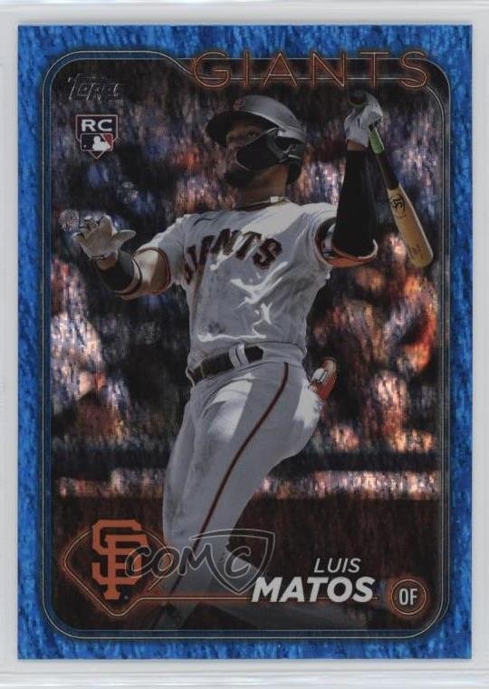 2024 Topps Series 1 Blue Holofoil 30/999 Luis Matos #28 Rookie RC 16na