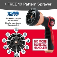 Pocket Hose Copper Head Expandable Garden Hose 75 FT, With New 360° Pocket Pivot