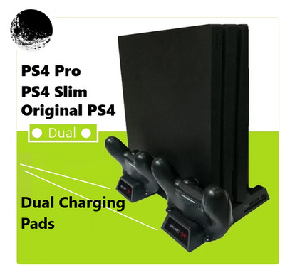 PS4 Charging and Cooling Station All Models PS4 Pro PS4 Slim Original PS4