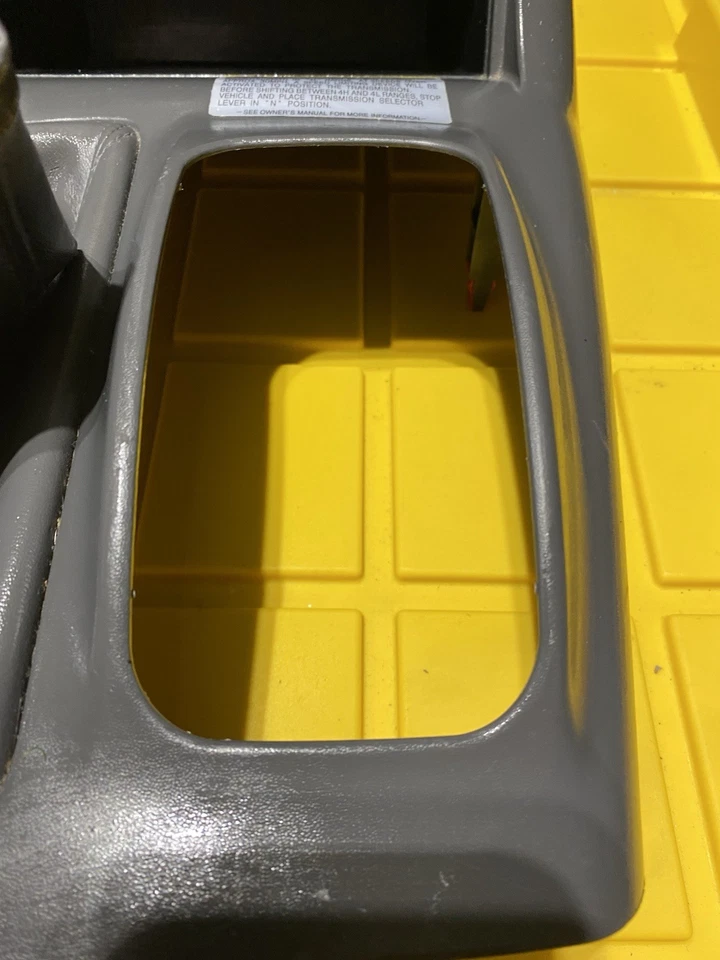 1992 1993 1994 1995 Mitsubishi Montero Sport Center Console Shifter Bezel Trim - Image 4 of 4