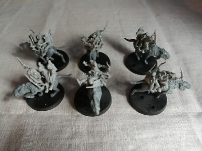 GW Herr der Ringe Tabletop - 1 Moria Ork / Goblin Wargreiter Beutereiter (Umbau)