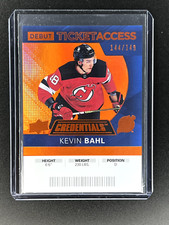 2021-22 Upper Deck Credentials Kevin Bahl Debut Ticket Access /149 ORANGE #98