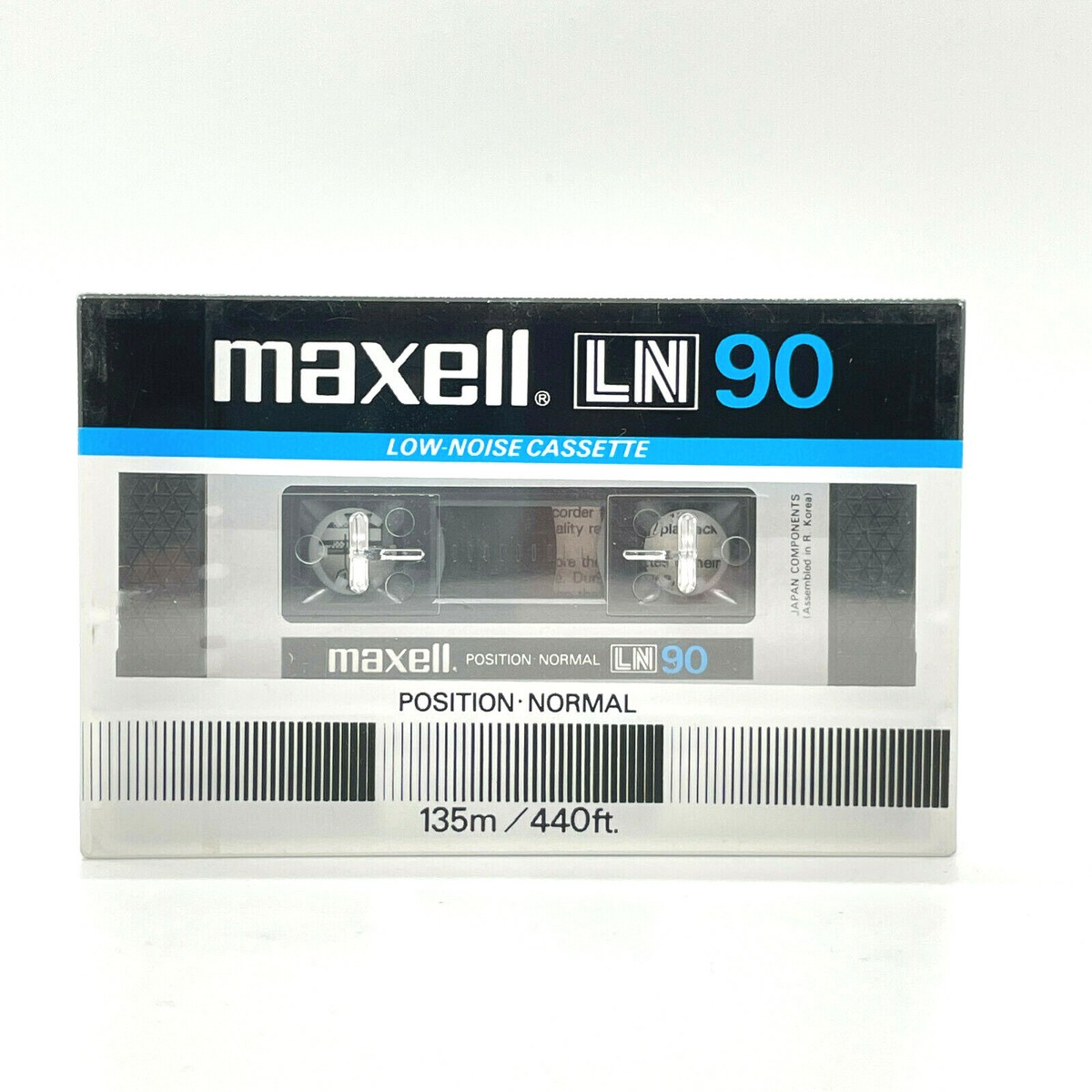 Genuine Maxell LN 90 Type I Low Noise Cassette Tape Brand New