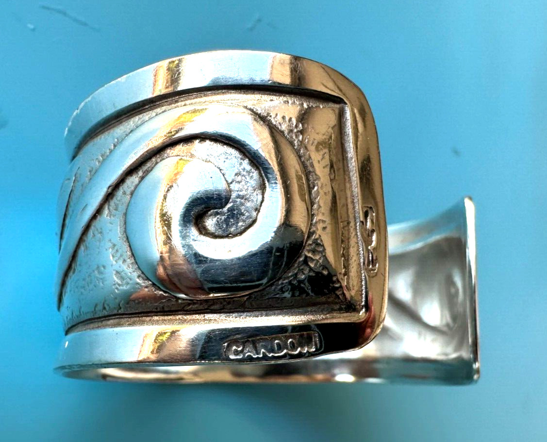 CARDON SIGNED SOLID STERLING SILVER HAND WROUGHT … - image 11