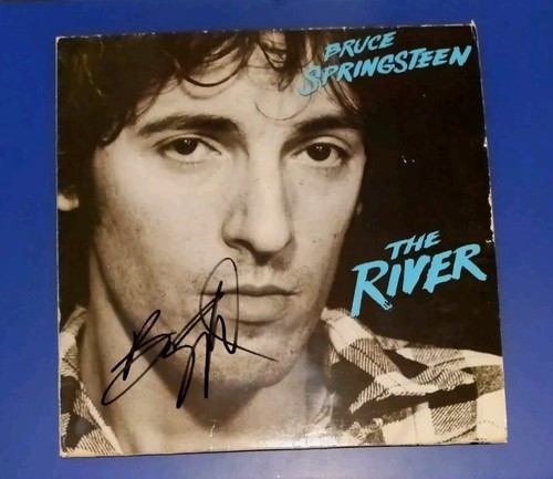 Bruce Springsteen THE RIVER handsigniertes signed Vinyl Album Epperson REAL