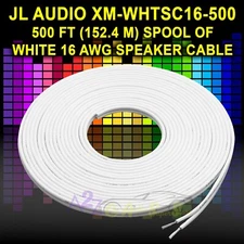 JL AUDIO XM-WHTSC16-500 (91692) 500 FT (152.4 M) SPOOL WHITE 16G SPEAKER CABLE