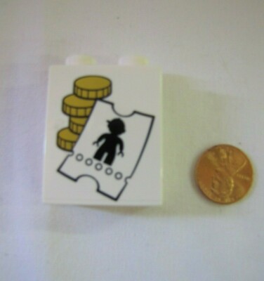 Rare Lego Duplo Bob The Builder Money Coins Printed Block Specialty Piece