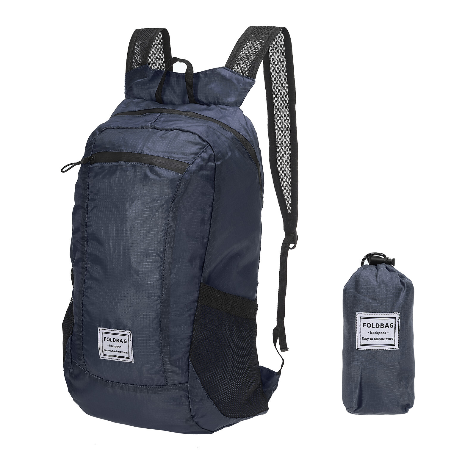 Lightweight Navy Blue Hiking Backpack for Camping and Outdoor Adventures-image