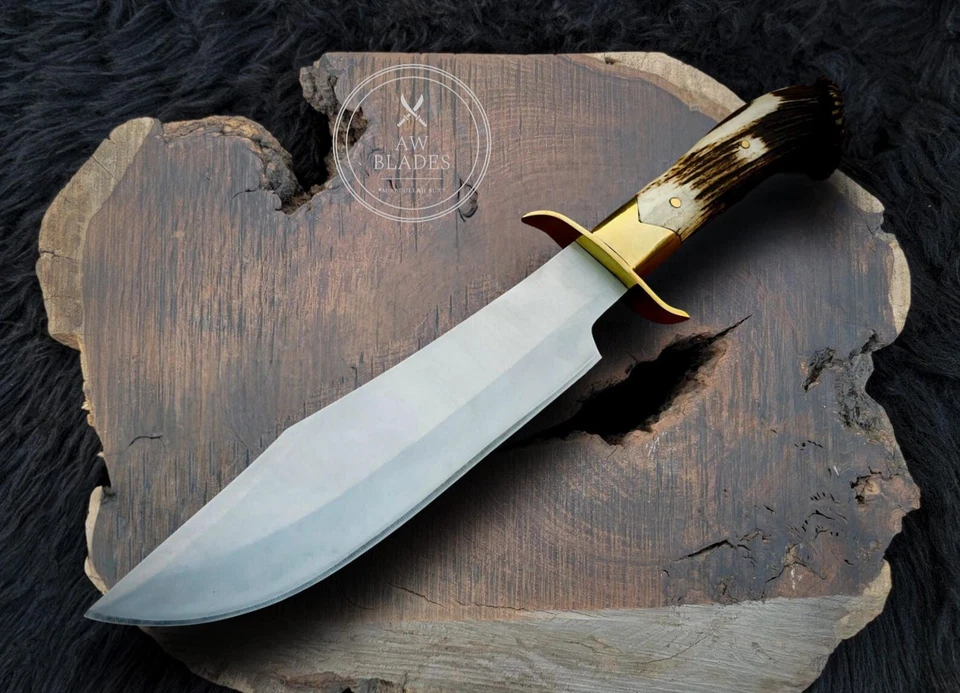 Cuchillo réplica de la película Inglourious Basterds acero al carbono Aldo Raine cuchillo y funda Foto 4 de 4