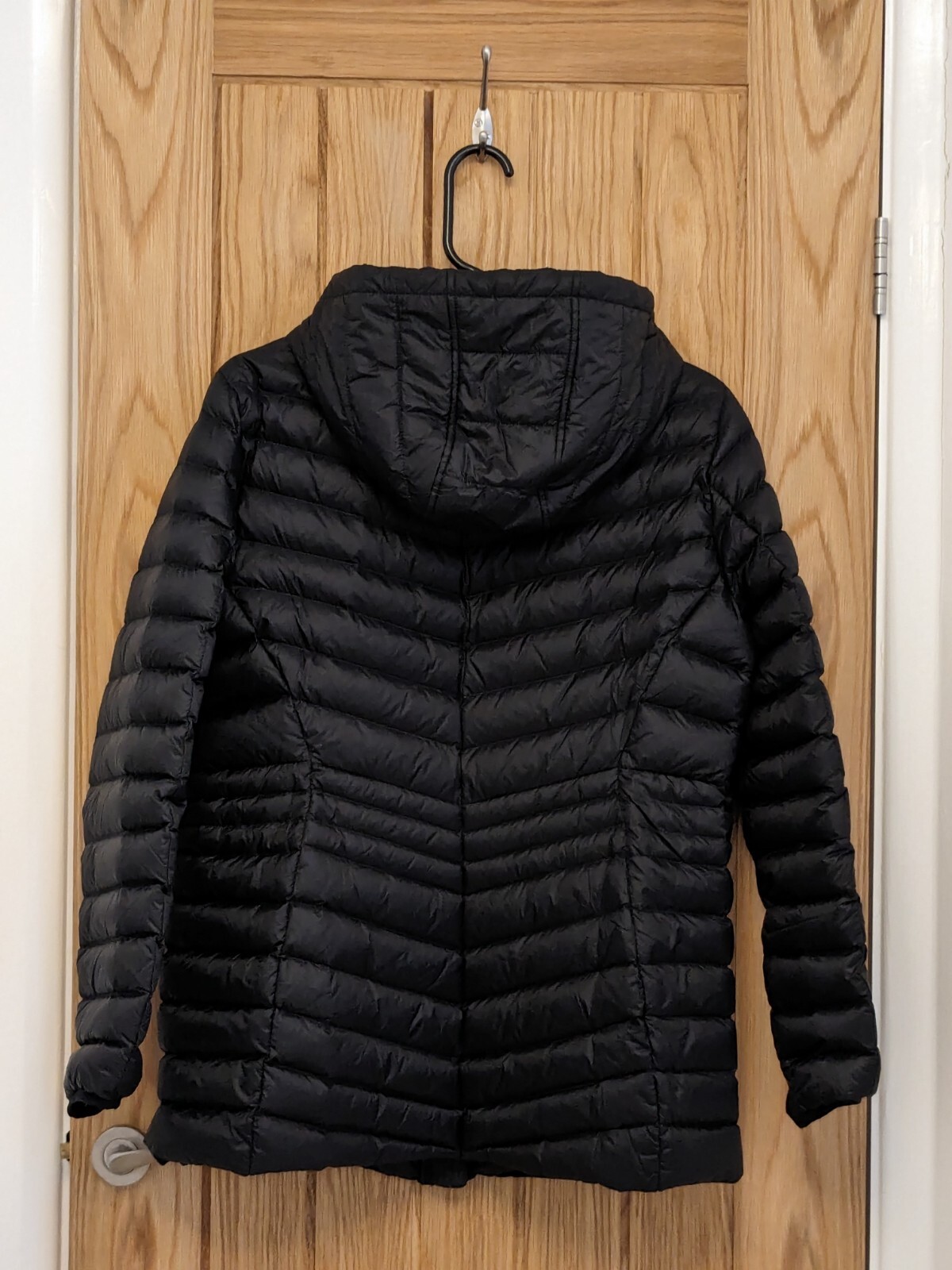 Lands’ End Womens Black Lightweight Down Insulated Jacket Size M eBay