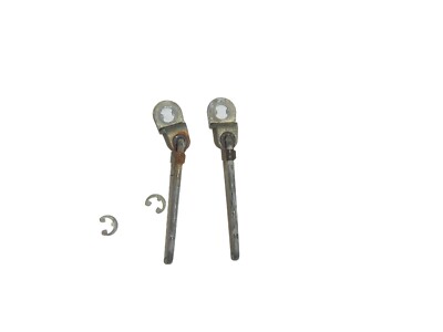 Jeep CJ CJ5 CJ7 81-86 Full Hard Door Lock Linkage Pair w/ E-Clips