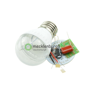 1 Set Energy-Saving 38 LEDs Lamps DIY Kits Electronic Suite NEW