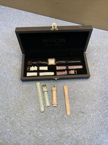 Invicta Wildflower Special Edition Watch Model # 14846 Five Straps Case