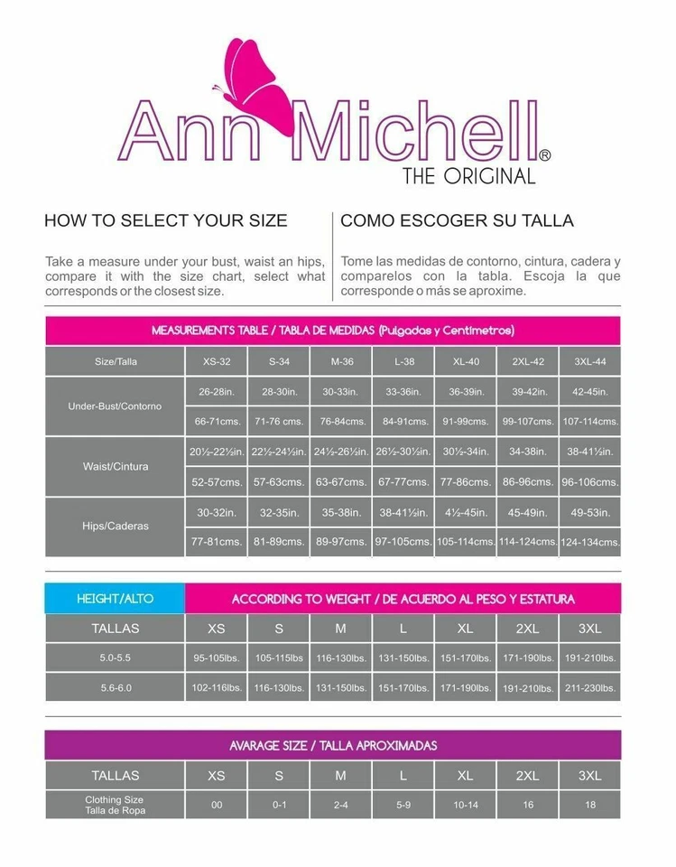 Ann Michell Fajas Reductoras Colombianas Latex 2027D Thermal Vest 3 HOOKS Black - Image 3 of 3