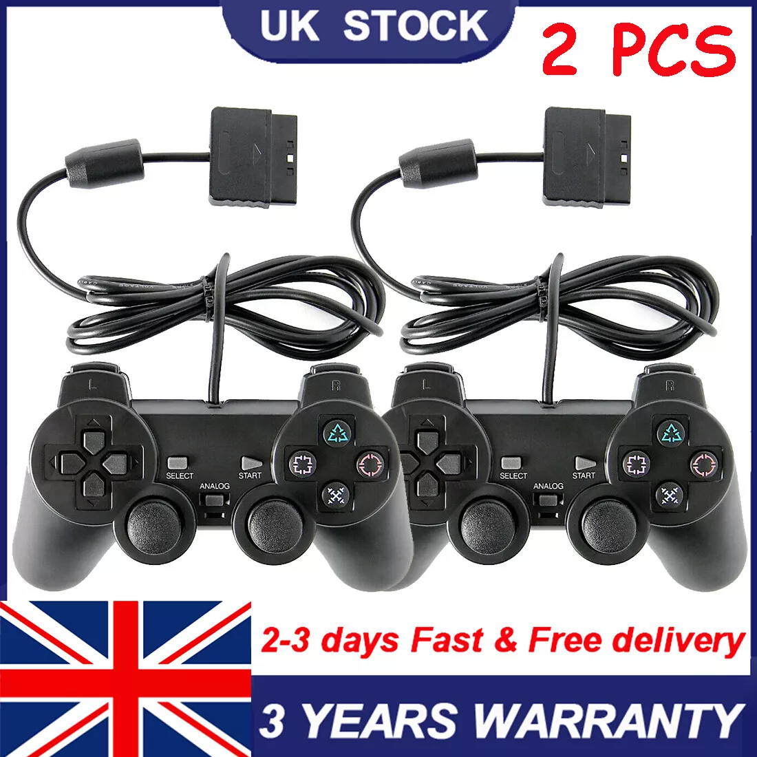 Wired best sale ps2 controller