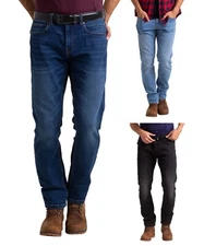 Mens Knit Denim Jeans Slim Fit Casual Skinny Super Spandex Knitted Jeans Pants