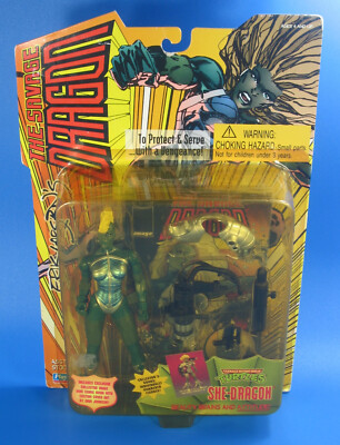 1995 Savage Dragon She-Dragon 5.5'' Action Figure MOC Playmates TMNT Super Hero