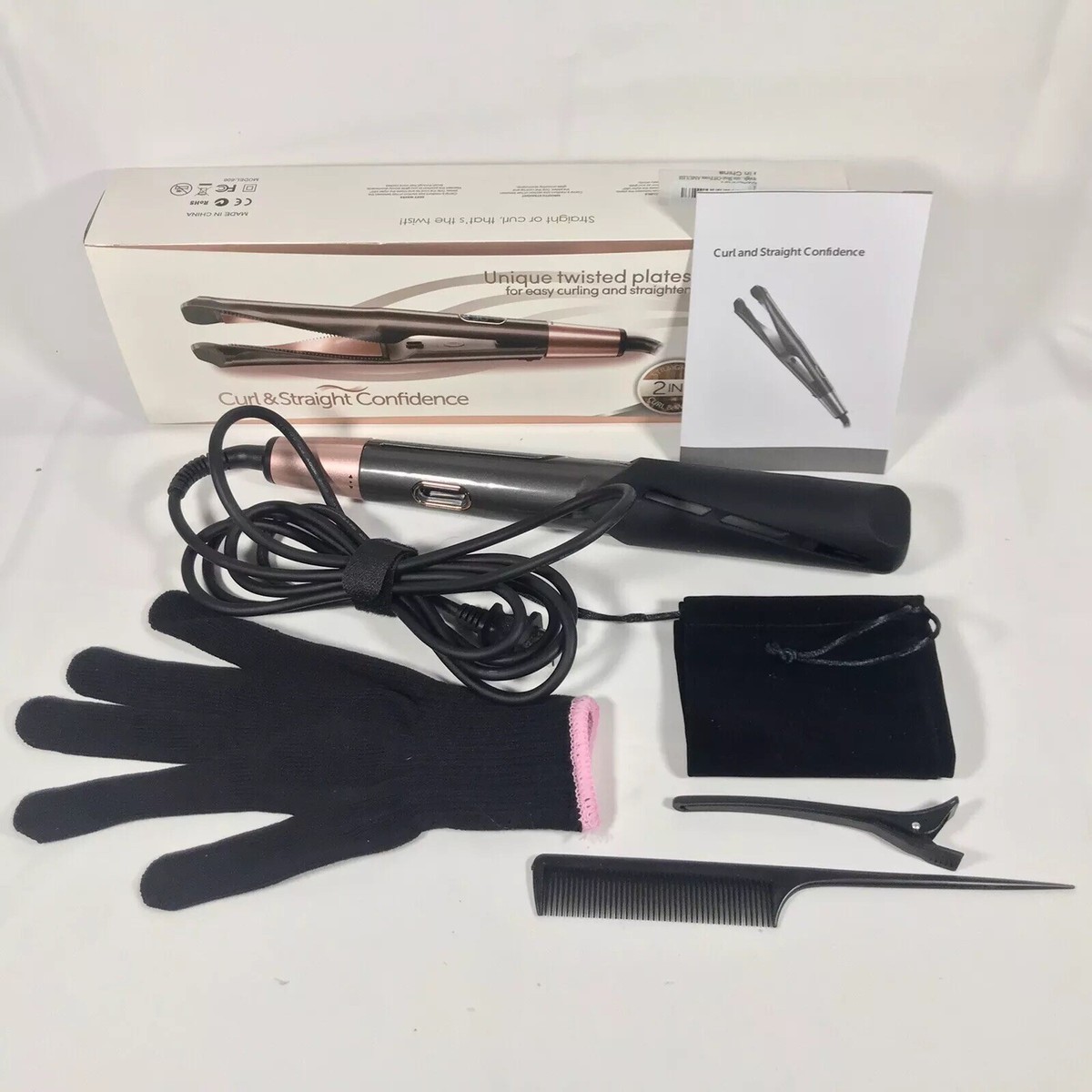 Hair straightener/curler with accessories Sff329e23e748405daf5ff2e565366  main image 4