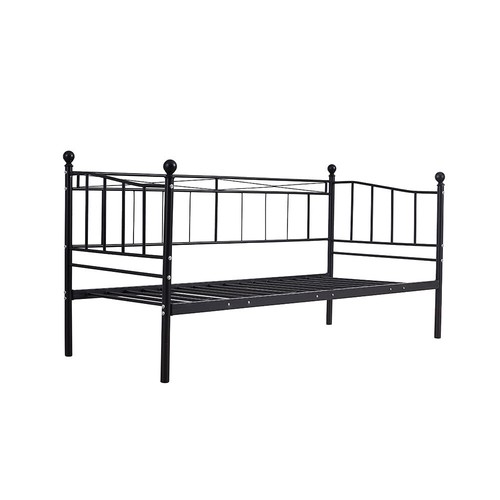 Metal Single Day Bed Sofa Bed Guest Bed Frame or with Pull Out Trundle - Picture 27 of 56
