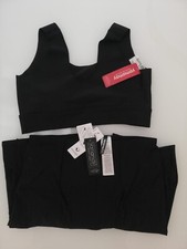 YAMAMAY PANTALONE TOP NERO DONNA