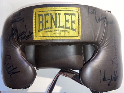 Klitschko mask Blin 9x signed Benlee head protection signature autograph signed
