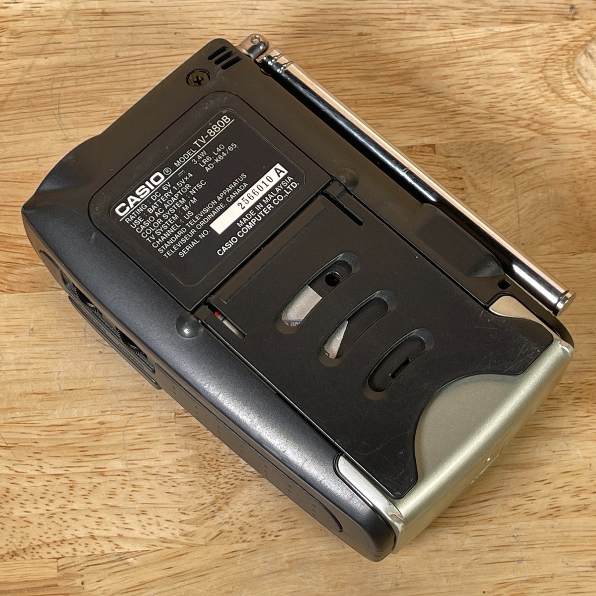 Casio TV-880B Silver Black Wireless 2.3