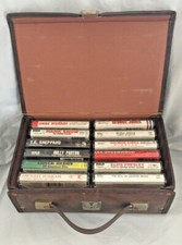 Cassette Tapes..Lot of 12..W/Case..Country..Elvis, Jones, Parton, Greenwood