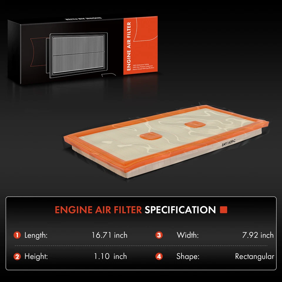 Filtro de aire de motor y cabina para Mercedes-Benz C300 C350 E300 E350 E400 3,5 L Foto 2 de 4