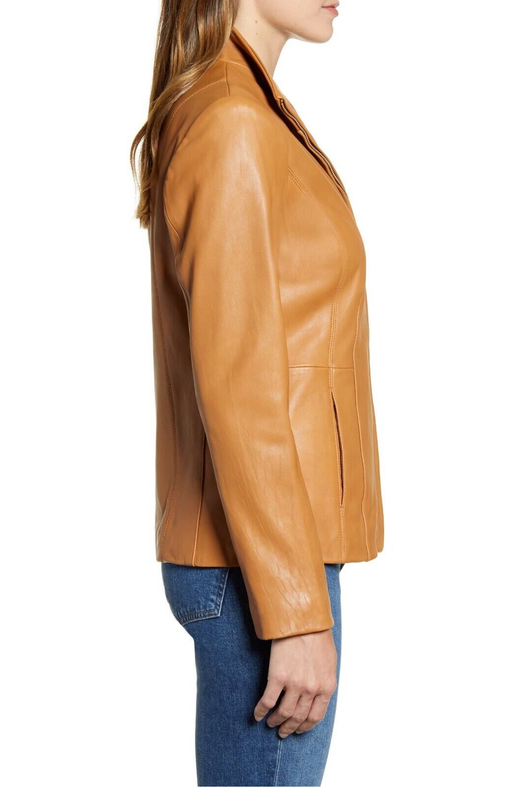 Genuine Women's Leather Jacket 100% Real Leather Slim Fit Stylish Coat  Jacket