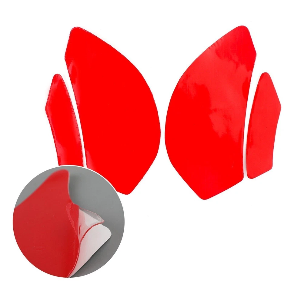 4x Side Tank Traction Grips Pads Fit for Kawasaki ZX6R Ninja ZX600 ZX636 09-19 A Foto 4 de 4