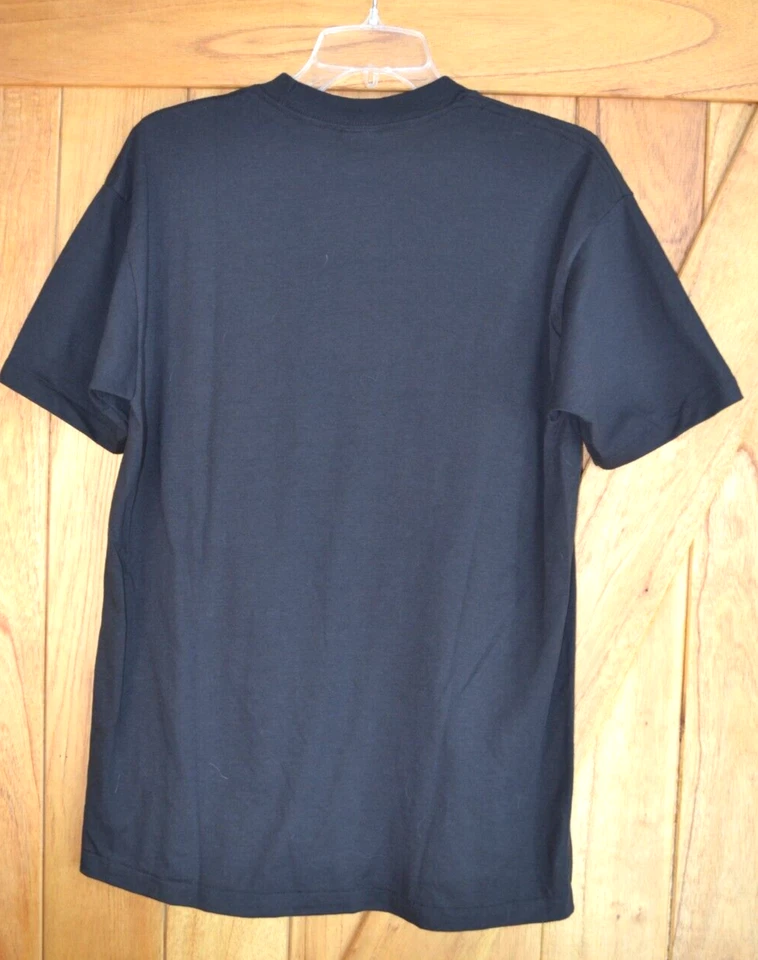 Camisa negra grande de colección 1990 Detroit Pistons Campeones del Mundo espalda 2 espalda para hombre Foto 3 de 4